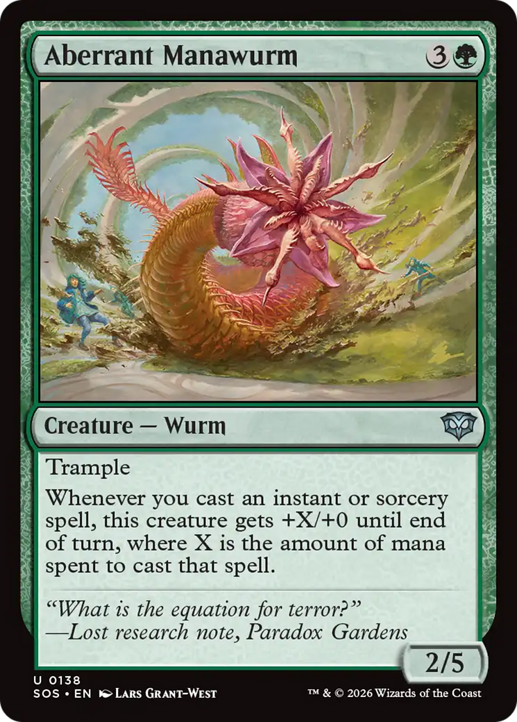 Aberrant Manawurm [Secrets of Strixhaven] | Gear Gaming Bentonville