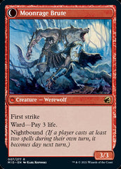 Brutal Cathar // Moonrage Brute [Innistrad: Midnight Hunt] | Gear Gaming Bentonville