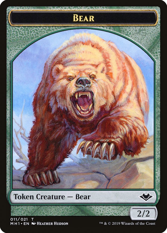 Bear Token [Modern Horizons Tokens] | Gear Gaming Bentonville