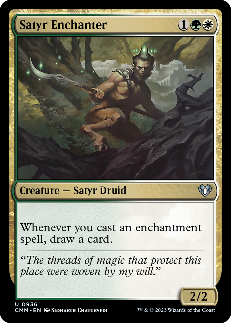 Satyr Enchanter [Commander Masters] | Gear Gaming Bentonville