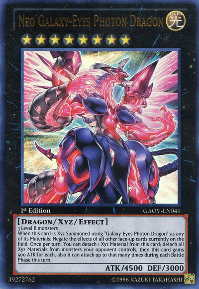 Neo Galaxy-Eyes Photon Dragon [GAOV-EN041] Ultra Rare | Gear Gaming Bentonville