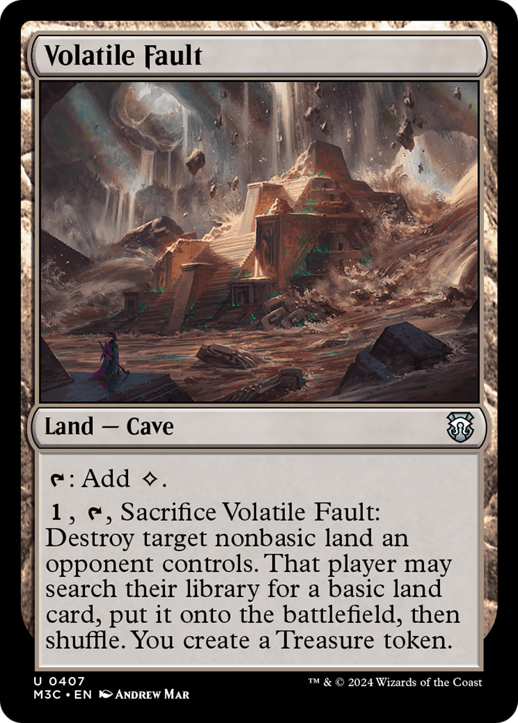 Volatile Fault (Ripple Foil) [Modern Horizons 3 Commander] | Gear Gaming Bentonville