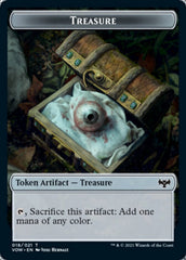 Blood // Treasure Double-Sided Token [Innistrad: Crimson Vow Tokens] | Gear Gaming Bentonville