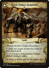Golden Guardian // Gold-Forge Garrison [Rivals of Ixalan Prerelease Promos] | Gear Gaming Bentonville