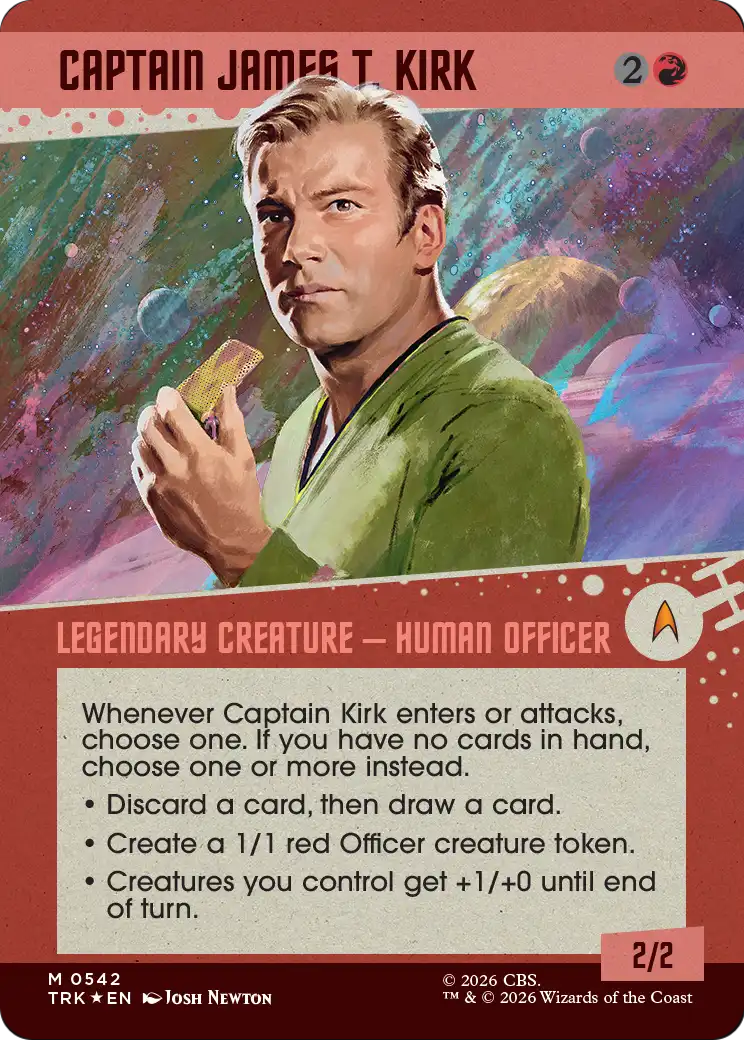 Captain James T. Kirk (Showcase) (Surge Foil) [Star Trek] | Gear Gaming Bentonville