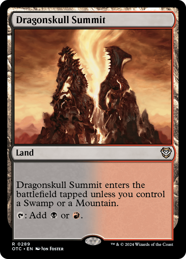 Dragonskull Summit [Outlaws of Thunder Junction Commander] | Gear Gaming Bentonville