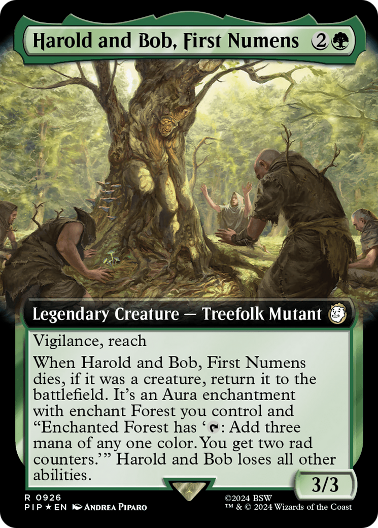 Harold and Bob, First Numens (Extended Art) (Surge Foil) [Fallout] | Gear Gaming Bentonville