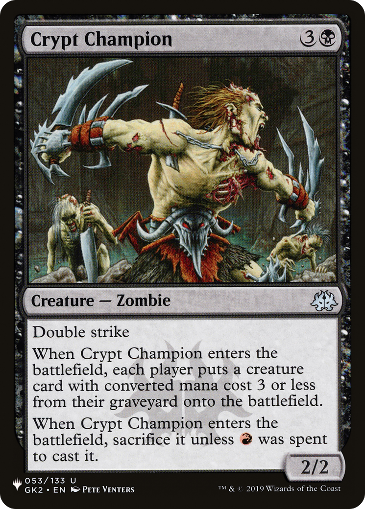 Crypt Champion [The List Reprints] | Gear Gaming Bentonville