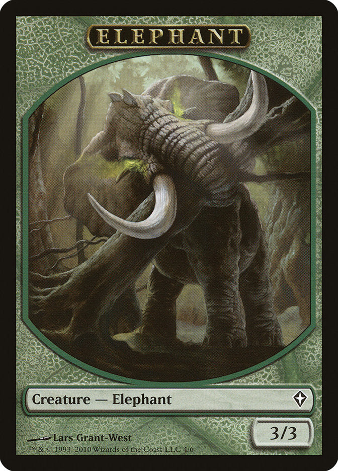 Elephant Token [Worldwake Tokens] | Gear Gaming Bentonville