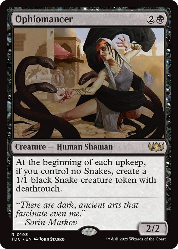 Ophiomancer [Tarkir: Dragonstorm Commander] | Gear Gaming Bentonville