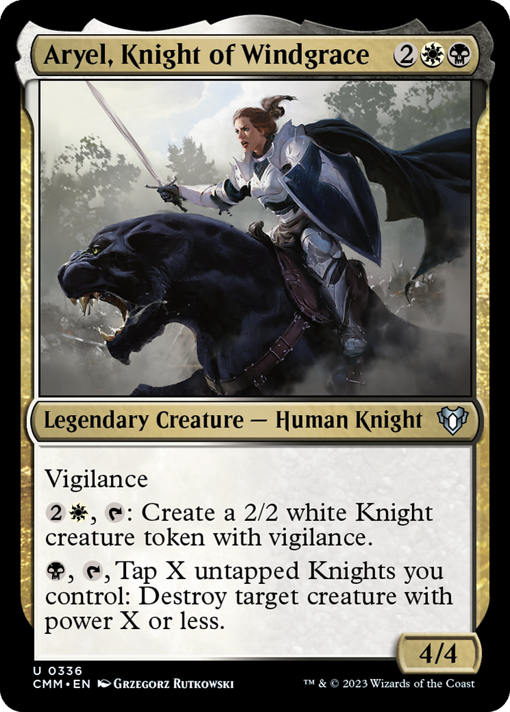 Aryel, Knight of Windgrace [Commander Masters] | Gear Gaming Bentonville