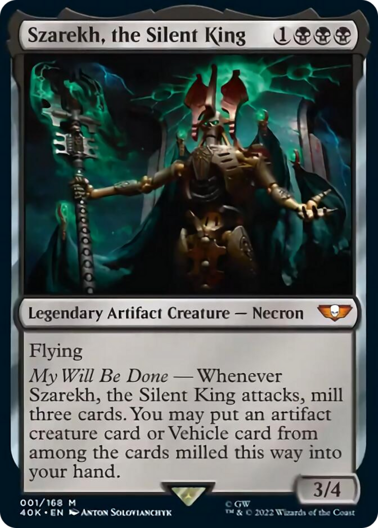 Szarekh, the Silent King (Surge Foil) [Warhammer 40,000] | Gear Gaming Bentonville