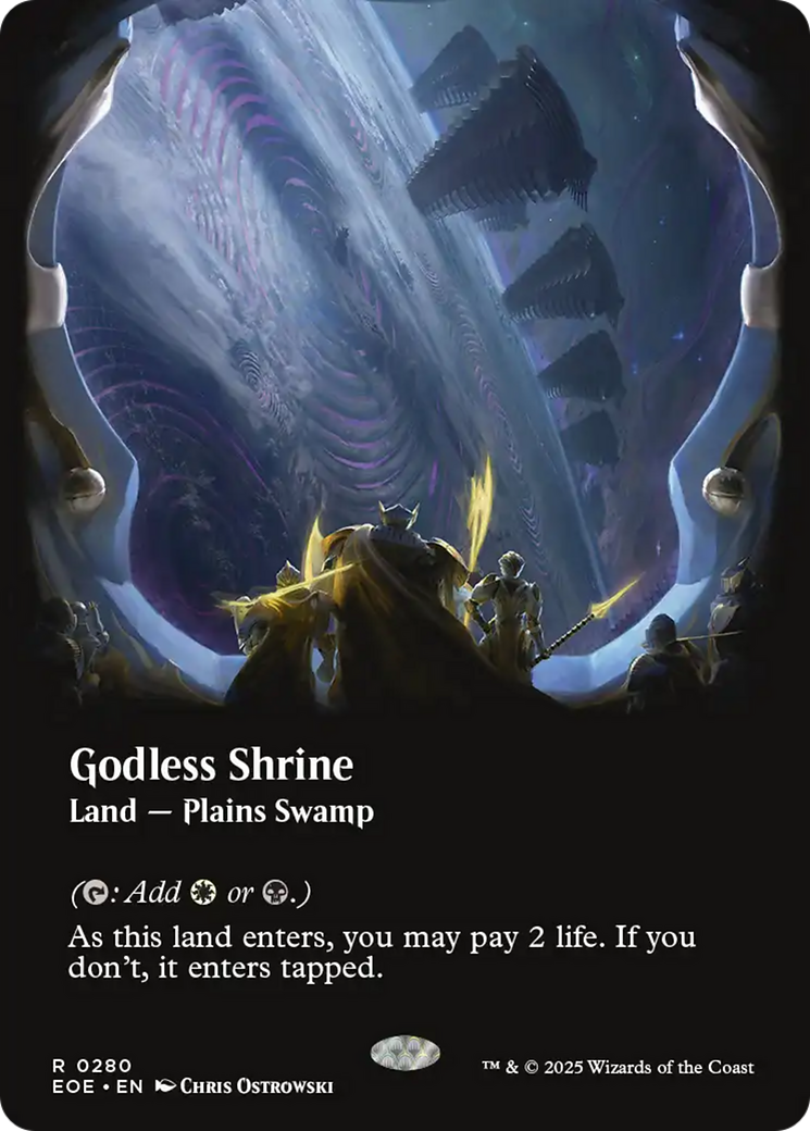 Godless Shrine (Borderless) [Edge of Eternities] | Gear Gaming Bentonville