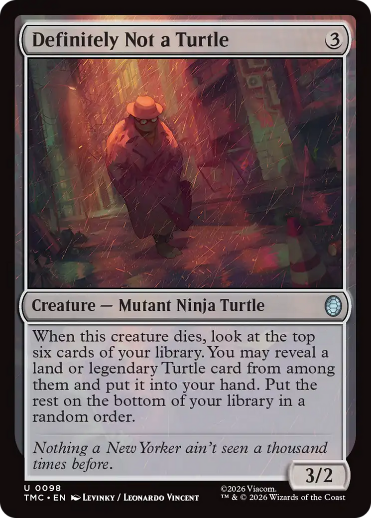 Definitely Not a Turtle [Teenage Mutant Ninja Turtles Commander] | Gear Gaming Bentonville