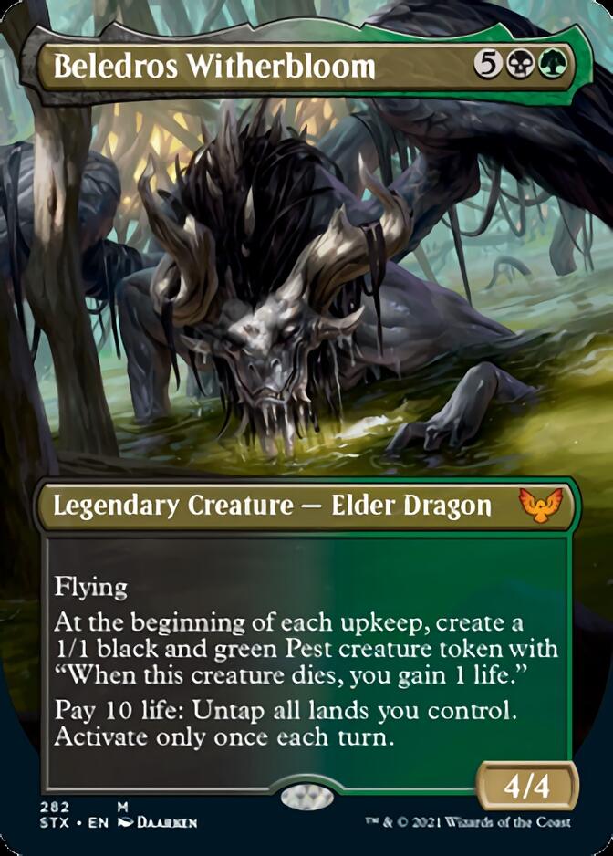 Beledros Witherbloom (Borderless Alternate Art) [Strixhaven: School of Mages] | Gear Gaming Bentonville