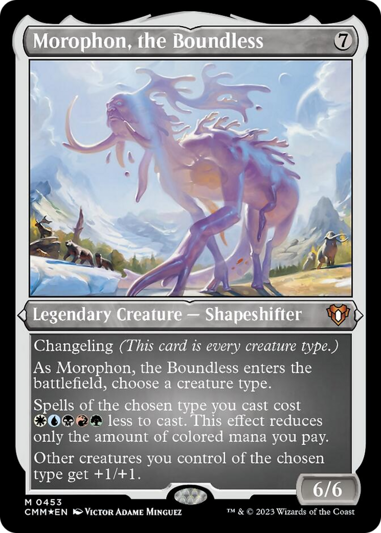 Morophon, the Boundless (Foil Etched) [Commander Masters] | Gear Gaming Bentonville