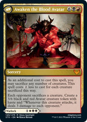Extus, Oriq Overlord // Awaken the Blood Avatar [Strixhaven: School of Mages Prerelease Promos] | Gear Gaming Bentonville