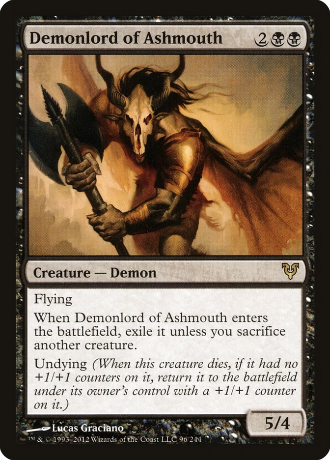 Demonlord of Ashmouth [Avacyn Restored] | Gear Gaming Bentonville