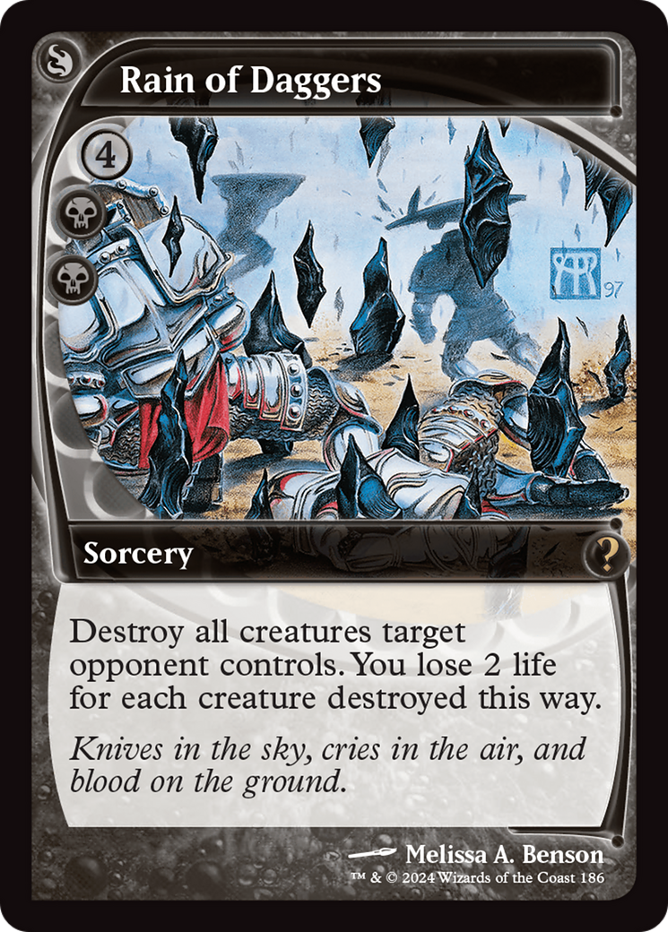 Rain of Daggers (Future Sight) [Mystery Booster 2] | Gear Gaming Bentonville