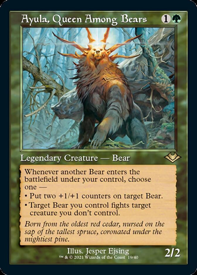 Ayula, Queen Among Bears (Retro Foil Etched) [Modern Horizons] | Gear Gaming Bentonville