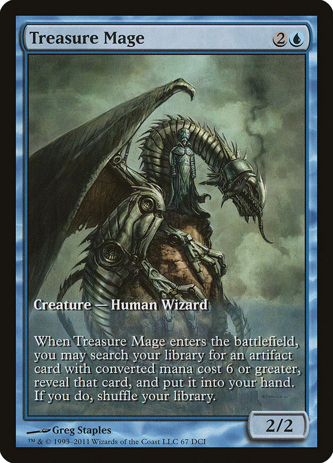 Treasure Mage (Extended Art) [Mirrodin Besieged Promos] | Gear Gaming Bentonville