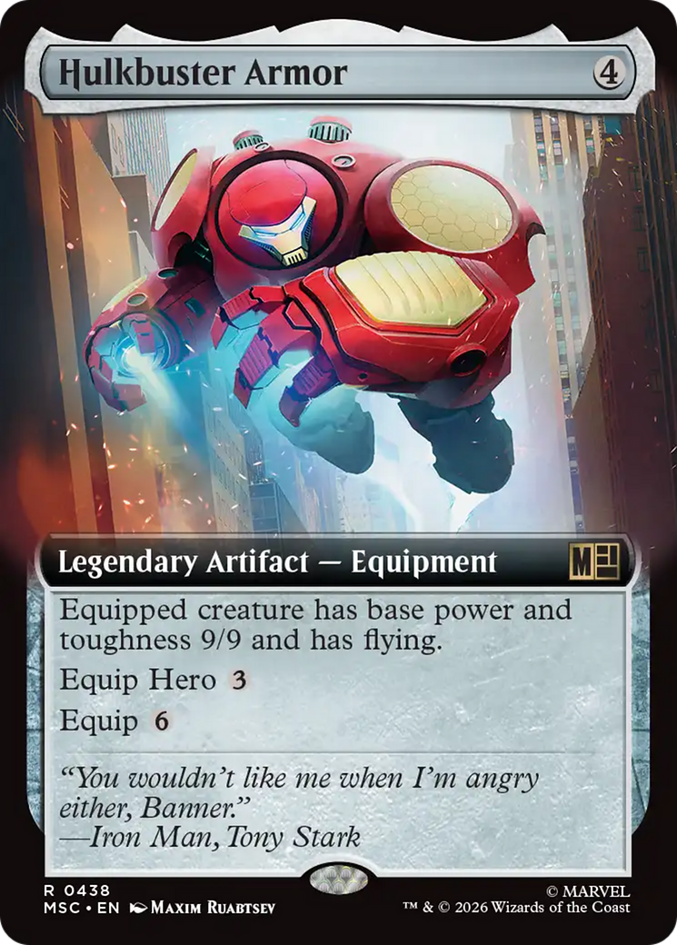 Hulkbuster Armor (Extended Art) [Marvel Super Heroes Commander] | Gear Gaming Bentonville