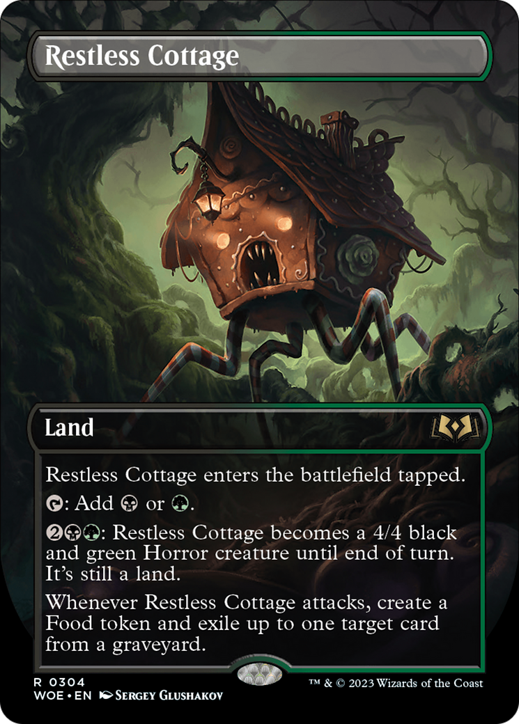 Restless Cottage (Borderless Alternate Art) [Wilds of Eldraine] | Gear Gaming Bentonville