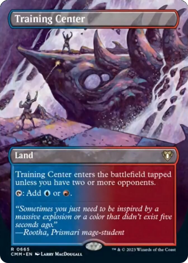 Training Center (Borderless Alternate Art) [Commander Masters] | Gear Gaming Bentonville