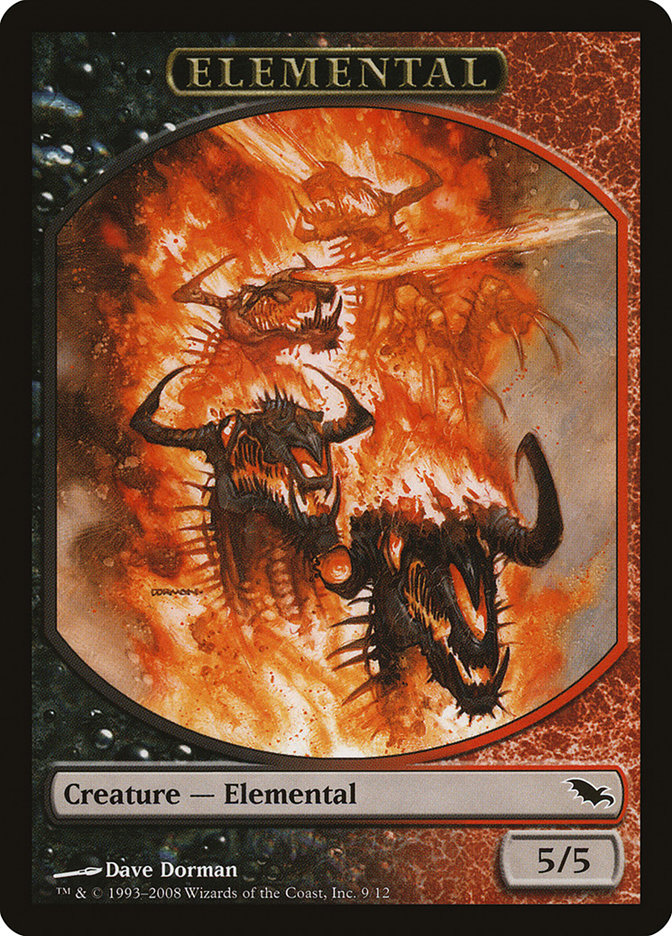 Elemental Token (9/12) [Shadowmoor Tokens] | Gear Gaming Bentonville