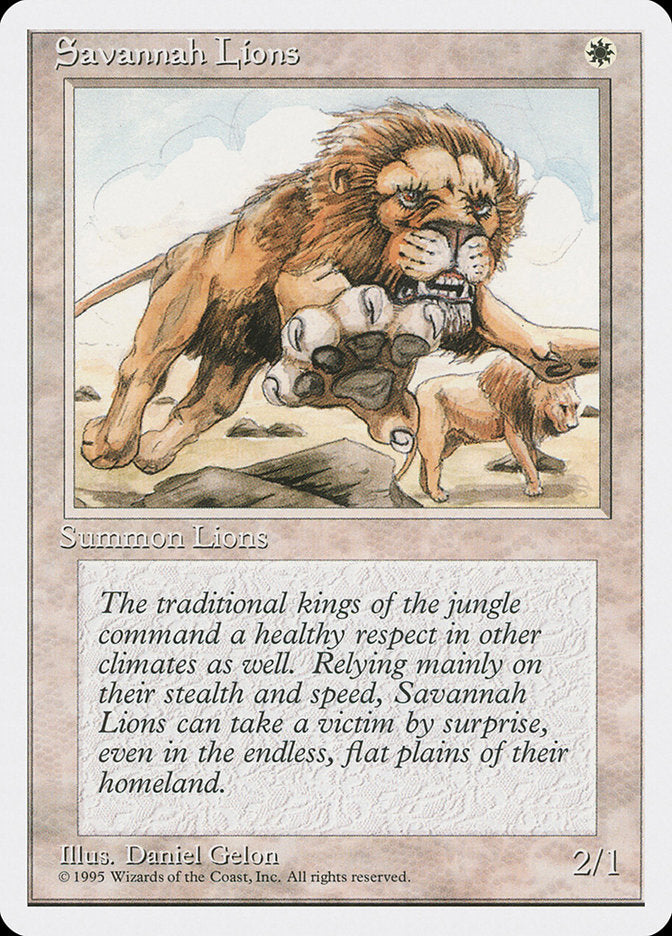 Savannah Lions [Fourth Edition] | Gear Gaming Bentonville