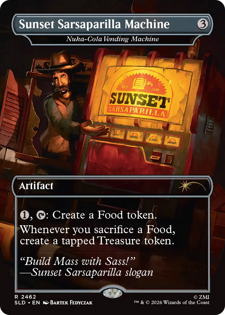Sunset Sarsaparilla Machine - Nuka-Cola Vending Machine [Secret Lair Drop Series] | Gear Gaming Bentonville