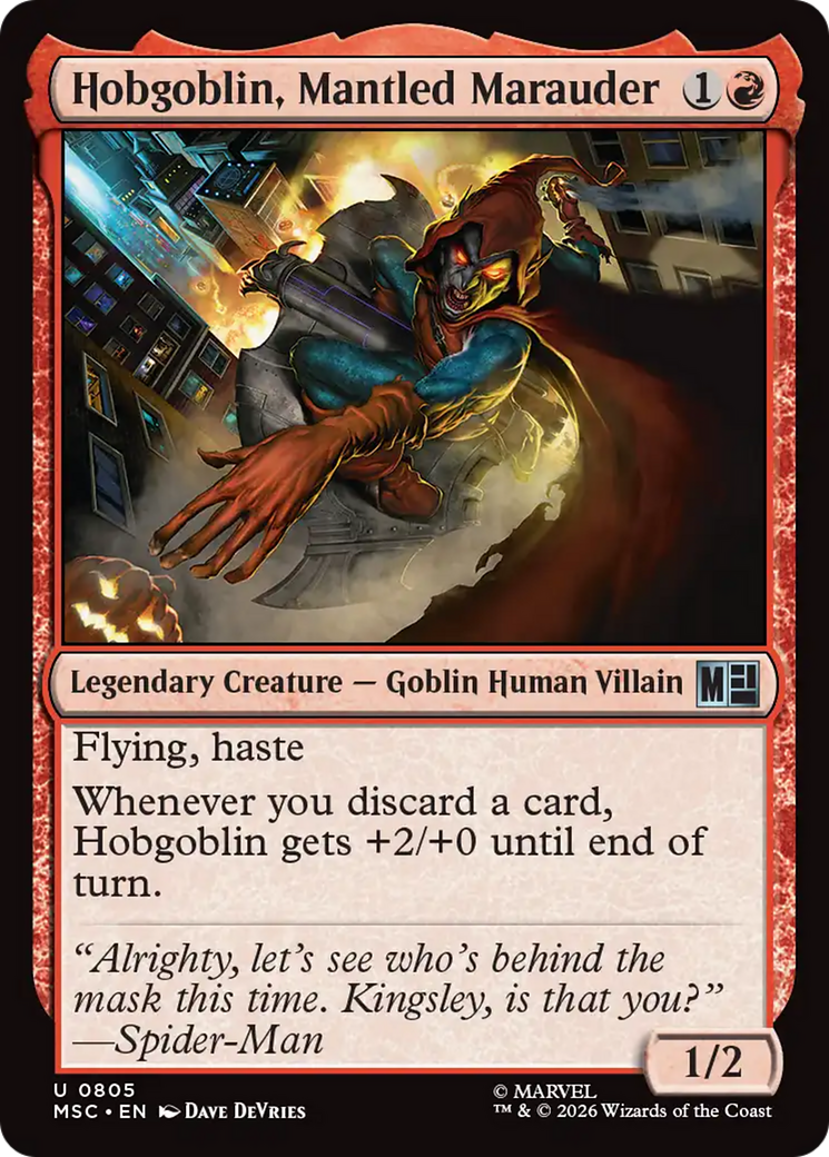 Hobgoblin, Mantled Marauder [Marvel Super Heroes Commander] | Gear Gaming Bentonville