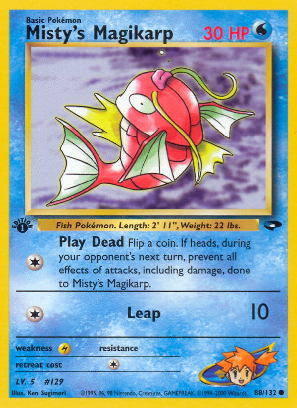Misty's Magikarp (88/132) [Gym Challenge 1st Edition] | Gear Gaming Bentonville