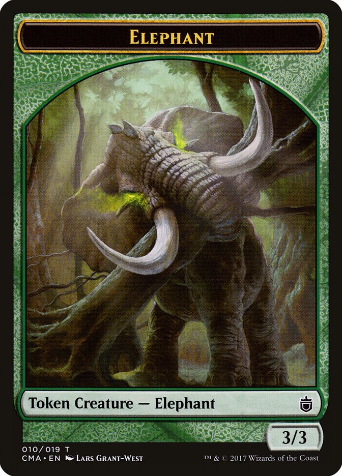 Elephant Token [Commander Anthology Tokens] | Gear Gaming Bentonville