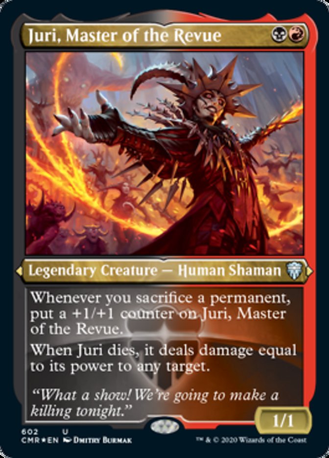 Juri, Master of the Revue (Etched) [Commander Legends] | Gear Gaming Bentonville