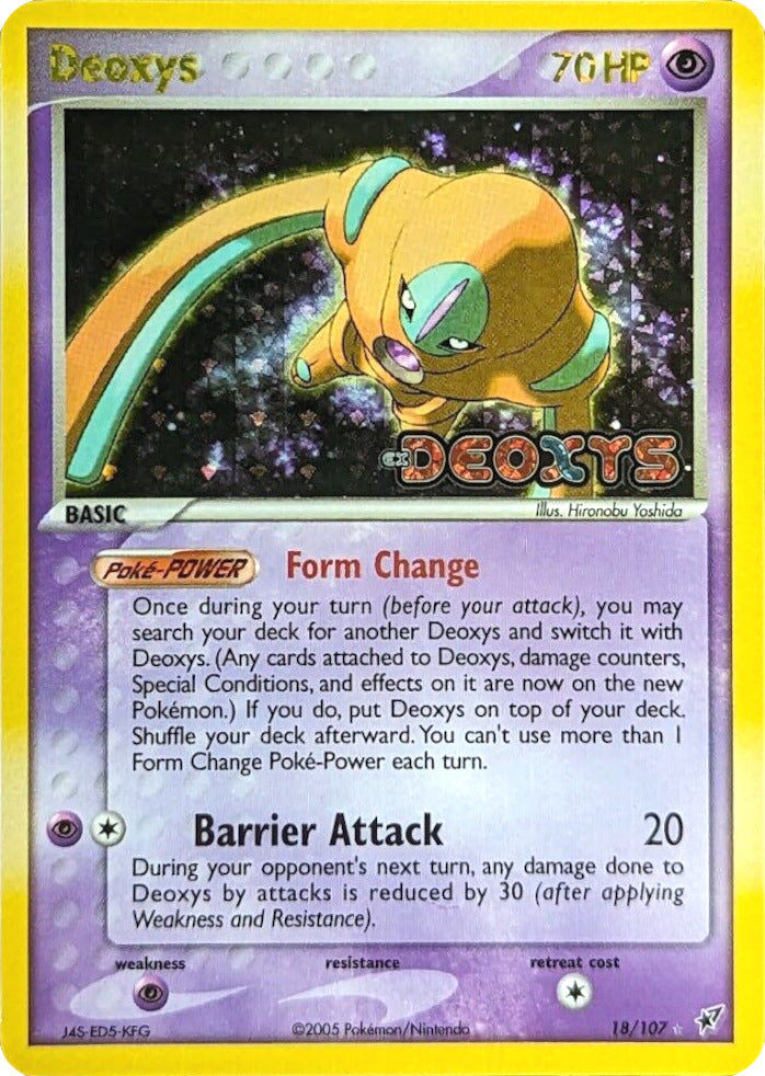 Deoxys (18/107) (Stamped) [EX: Deoxys] | Gear Gaming Bentonville