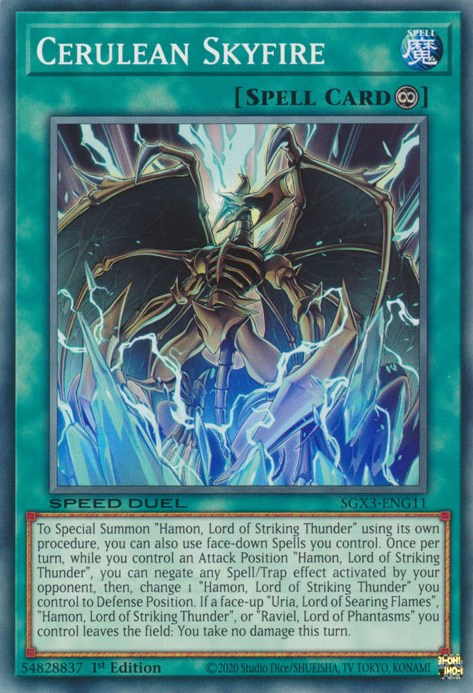 Cerulean Skyfire [SGX3-ENG11] Common | Gear Gaming Bentonville