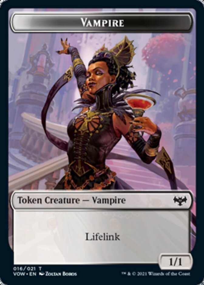 Blood // Vampire (016) Double-Sided Token [Innistrad: Crimson Vow Tokens] | Gear Gaming Bentonville