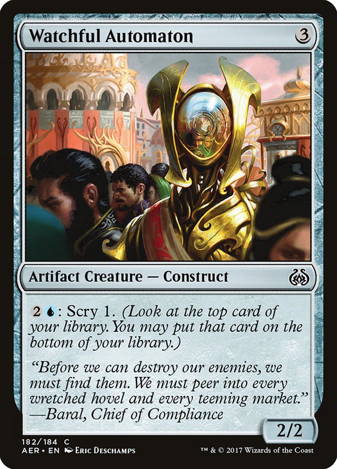 Watchful Automaton [Aether Revolt] | Gear Gaming Bentonville