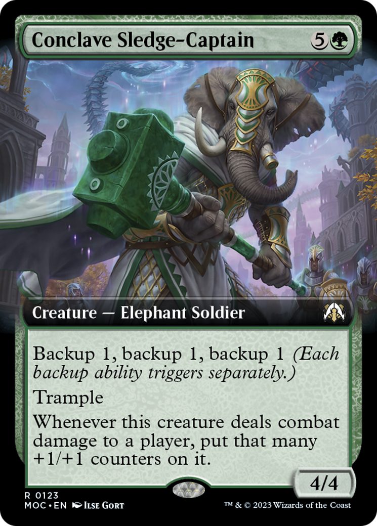 Conclave Sledge-Captain (Extended Art) [March of the Machine Commander] | Gear Gaming Bentonville