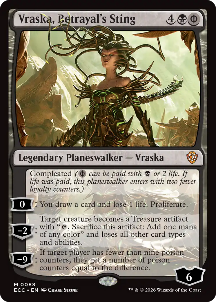 Vraska, Betrayal's Sting [Lorwyn Eclipsed Commander] | Gear Gaming Bentonville