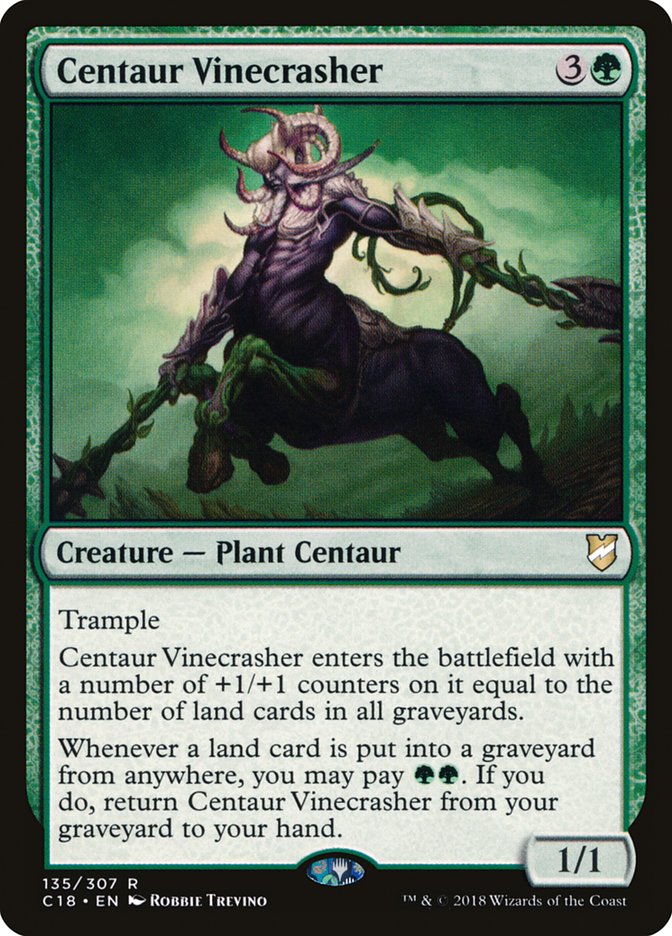 Centaur Vinecrasher [Commander 2018] | Gear Gaming Bentonville