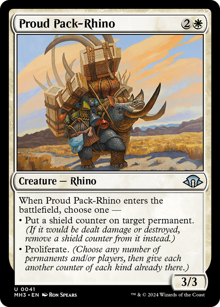 Proud Pack-Rhino [Modern Horizons 3] | Gear Gaming Bentonville