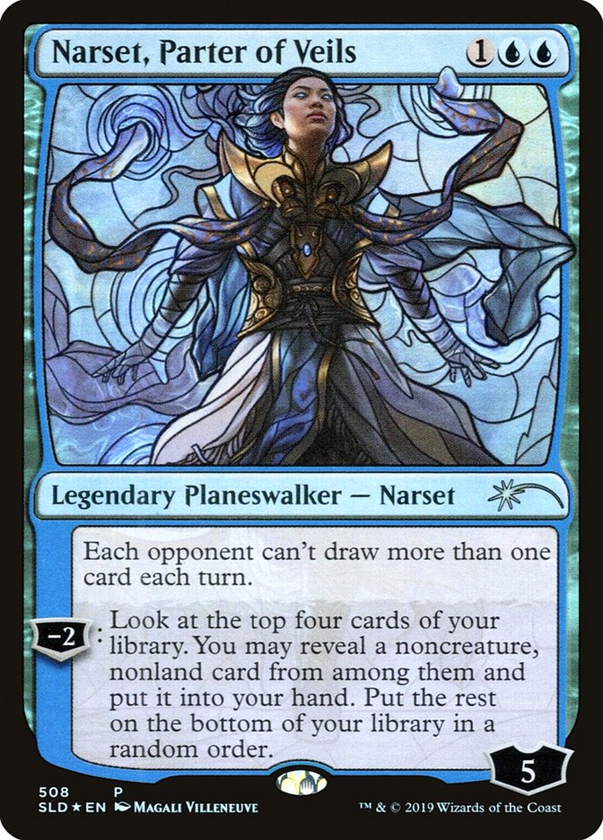 Narset, Parter of Veils (Stained Glass) [Secret Lair Drop Promos] | Gear Gaming Bentonville