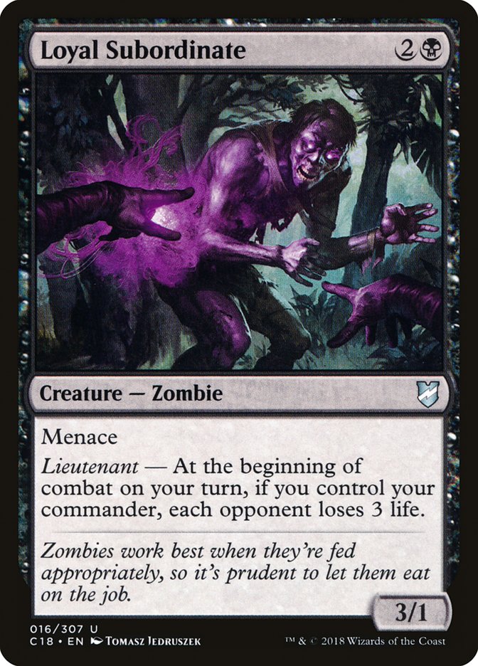 Loyal Subordinate [Commander 2018] | Gear Gaming Bentonville