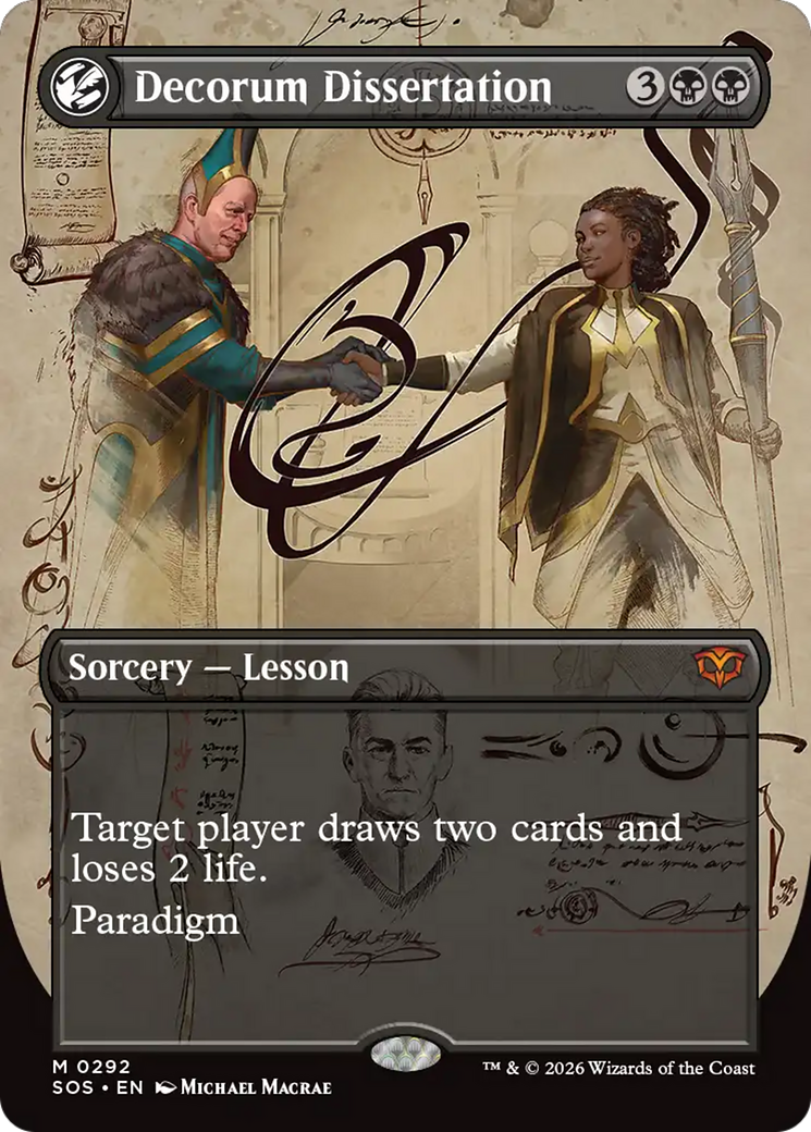 Decorum Dissertation (Borderless) [Secrets of Strixhaven] | Gear Gaming Bentonville