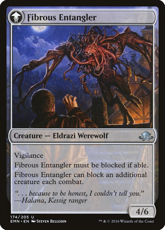 Tangleclaw Werewolf // Fibrous Entangler [Eldritch Moon] | Gear Gaming Bentonville