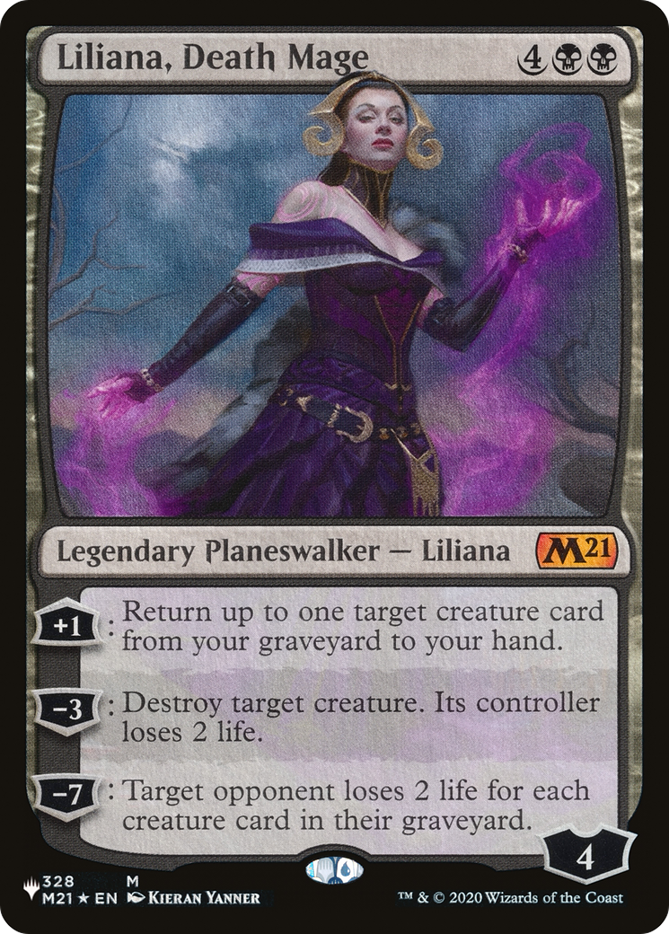 Liliana, Death Mage [The List Reprints] | Gear Gaming Bentonville