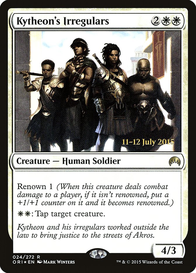 Kytheon's Irregulars [Magic Origins Prerelease Promos] | Gear Gaming Bentonville