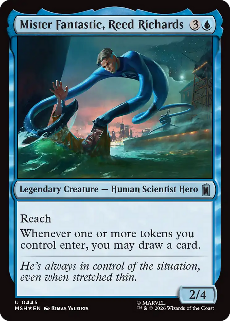 Mister Fantastic, Reed Richards (Surge Foil) [Marvel Super Heroes] | Gear Gaming Bentonville